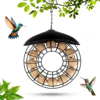 Productafbeelding van Vetbolhouder Voedersilo voor Wilde Vogels om Op te Hangen