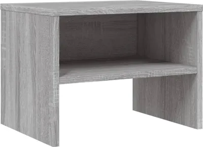 Immagine prodotto di Comodino Grigio Sonoma 40x30x30 cm in Legno Multistrato