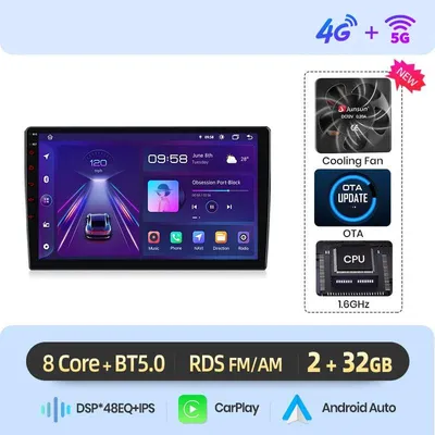 Produktbild von Android-Multimediasystem – Navigationssystem mit 9-Zoll-Display und CarPlay-Funktion