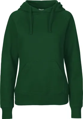 Produktbild von Neutral O83101 | Damen Hoodie / Kaputzenpulli / 100% Fairtrade-Baumwolle - Farbe: Bottle Green - Größe: XL