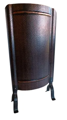 Produktbild von Ofenschirm Hitzeschild gehämmert kupfer 91x 46cm