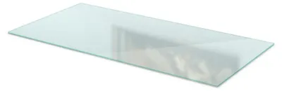 Produktbild von Funkenschutzplatte – Bodenschutz aus Glas – Glasbodenplatte 100x50 cm – für Kaminofen – Kaminplatte Glas – Milchglas-Optik – ESG Sicherheitsglas – Dunkelgraphit
