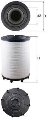 Image de Filtre à air MAHLE LX 2839
