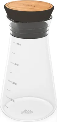 Produktbild von Salatdressing-Becher 450 ml, auslaufsicher, geschmacksneutral, mit Skala und Silikondeckel