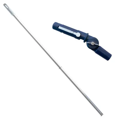 Produktbild von Ha-Ra ERA Standard-Stiel mit ERA Stiele Adapter 1,33m für Standard & Vario Wischer I robuster Fensterwischer-Stiel I Verlängerungsstiel mit