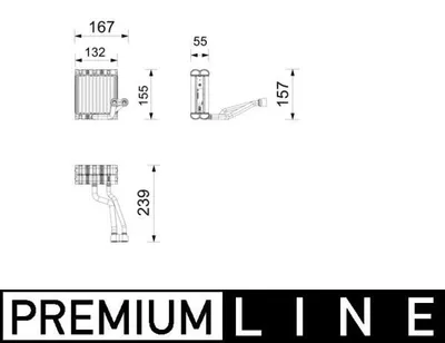 Produktbild von MAHLE AE 261 000P Verdampfer Klimaanlage Klimaverdampfer passend für MERCEDES-BENZ S-Klasse Limousine (W222, V222, X222)