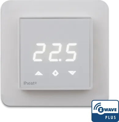 Produktbild von Heatit Z-Wave Thermostat Weiß  für elketrische Fußbodenheizung Temperaturregler Heizungssteuerung