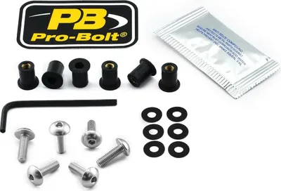 Obrázek produktu pro Pro Bolt Scr 6 Sk6s Šrouby čelního skla Stříbrná Stříbrná Jedna velikost