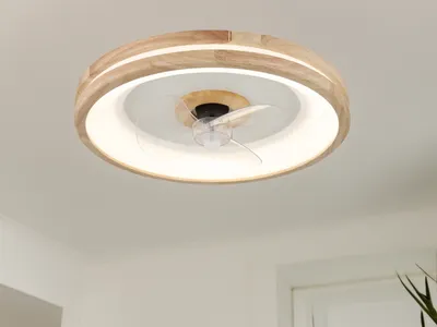 Produktbild von Globo Lighting Deckenventilator Metall weiß matt, LED