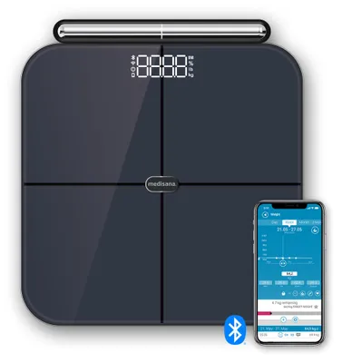 Produktbild von medisana BS 850 connect smart Körperanalysewaage Körperfettwaage mit App