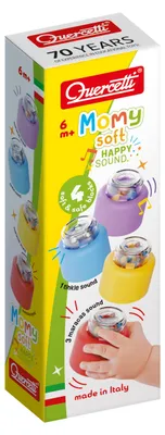 Imagen del producto de Quercetti Momy, Niño/Niña, 6 meses, Sonidos, Amarillo, Azul, Morado, Rojo