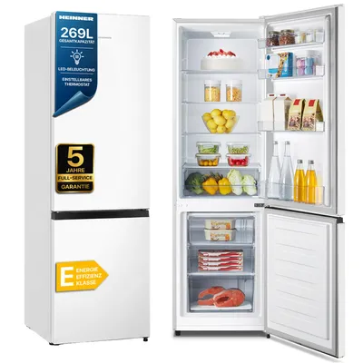 Produktbild von Heinner HC-HS269E++, 269 l, Freistehend, E, 39 dB, NoFrost-Funktion (Gefriereinheit), 3,9 kg/24h