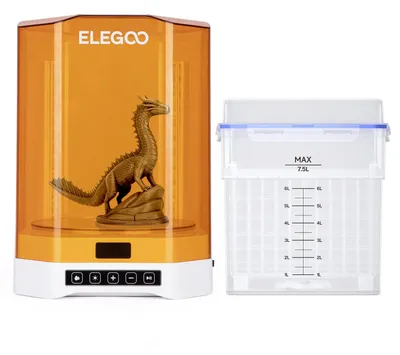 Reinigungs- & Aushärtungsstation 7,5 l, 360° UV, für 3D-Drucker