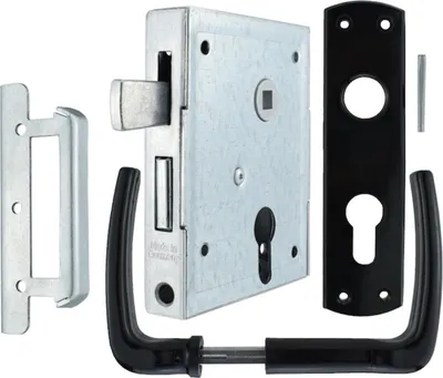 Produktbild von Universal-Kastenschloss DIN L/R PZ hebende F 60mm BEVER