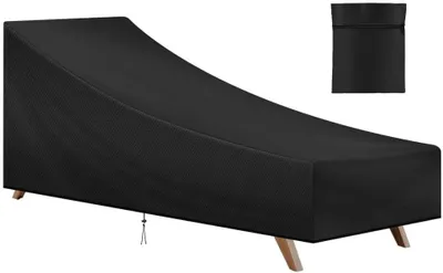 Obrázok produktu pre Ochranný obal na záhradné lehátko, Vodoodolný, UV-Ochrana, 200 x 70 x 40/75 cm, Odolný voči vetru