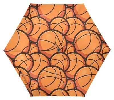 Productafbeelding van Automatische UV50+ Paraplu met Basketbalprint