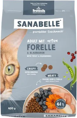 Produktbild von Sanabelle Adult mit Forelle 400 g