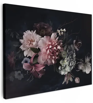 Image de Tableau sur toile pour décoration murale, sur le thème des fleurs