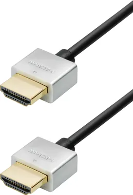 Image de Câble HDMI Transmedia haute vitesse avec Ethernet ; connecteur HDMI 19 broches - connecteur HDMI 19 broches, 1,5 m 4K UHD, C 212-1,5 M