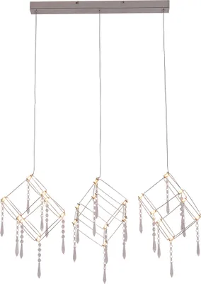Image de Näve Lampe à suspendre ARANEUS 80x15,5cm blanc chaud chrome 6117942