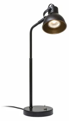 Image de Lampe de table ROSITA noir/doré 230V LED GU10 9W