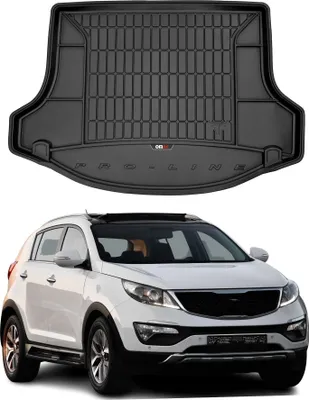 Produktbild von OMAC Gummi Kofferraumwanne für Kia Sportage 2010-2015 TPE Laderaumwanne Schwarz