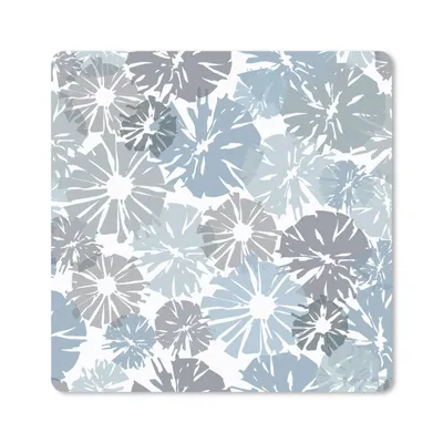 Produktbild von MuchoWow® Mauspad Mousepad Blumen - Abstrakt - Muster 20x20 cm - Mousepads - Maus Mat - Pad - Mausunterlage - Desk Mat - Bureauartikeln