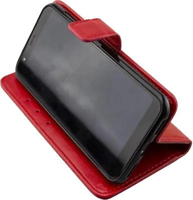 Obrázok produktu pre caseroxx puzdro na mobilný telefón kompatibilné s Gigaset GS185  Wallet Case v cervená