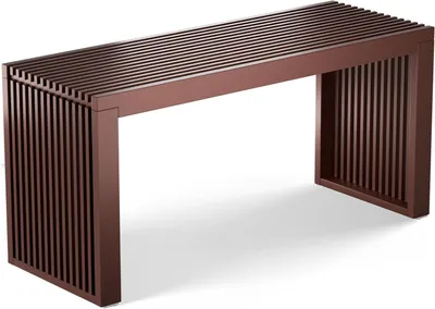 Produktbild von Bambus-Sitzbank – Holzbank – Für das Badezimmer – Robust und pflegeleicht – 90 x 33 x 43 cm – Braun