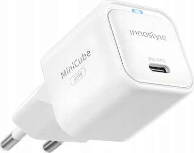 Zdjęcie produktu dla Innostyle Szybka Ładowarka Kostka Usb-C 33W Usb Typ C Gan Ii Do Samsung Led