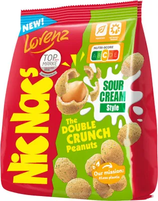 Produktbild von Lorenz Nic Nac´s Sour Cream Style Double Crunch Packung 110g