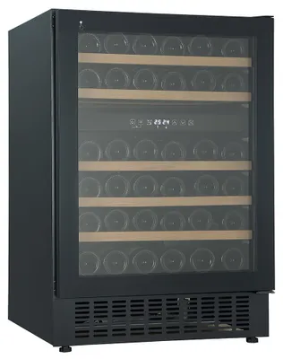 Produktbild von Wolkenstein UWTS129-46ED, Weinkühler mit Kompressor, Integriert, 46 Flasche(n), G, Innenbeleuchtung, Schwarz