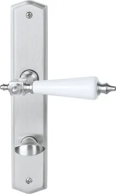 Produktbild von Langschildgarnitur WC Triton satiniert/weiß