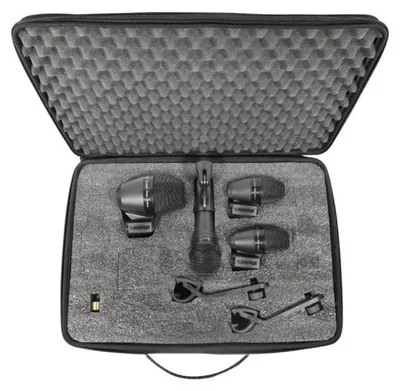 Produktbild von Shure PGA DRUMKIT4, Bühnen-/Auftrittsmikrofon, -55 dB, 50 - 12000 Hz, Kardioide, Dynamisch, Kabelgebunden