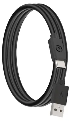 Produktbild von BigBen Connected, USB-A/USB-C Kabel 50 cm – 3 A, Schwarz