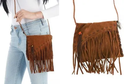 Produktbild von Einzigartige Tasche mit auffälligen Fransen im unverwechselbaren Indie Stil
