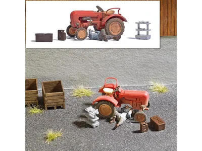 Produktbild von Busch A-Set: Traktorreparatur H0 7937
