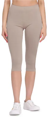 Image de Leggings 3/4 pour femme Bellivalini en viscose BLV50-148 (Caffelate, S)