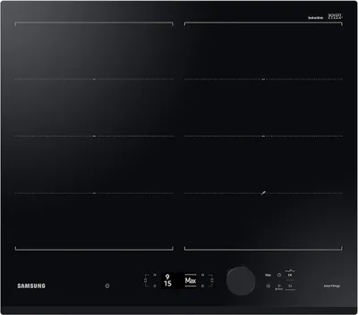 Image de Samsung NZ64B7799GK/U2, Noir, Intégré, 59 cm, Table de cuisson à induction à 4 zones, 4 zone(s)
