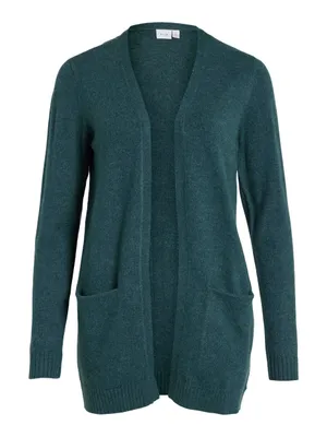 Produktbild von Vila VIRIL OPEN L/S KNIT CARDIGAN - NOOS, dunkeltürkis
