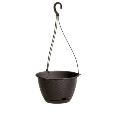 Obrázok produktu pre Závesný kvetináč Ratolla Bell tmavohnedý 21,7 cm