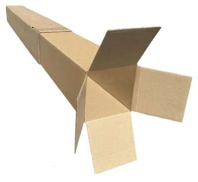 Produktbild von 10x Teleskophülle 1050x112x112mm für Versandhülsen LONGBOX braun 2-wellig