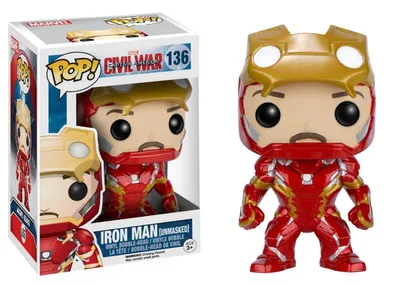 Produktbild von Funko Pop! Marvel: Captain America Civil War - Iron Man #136