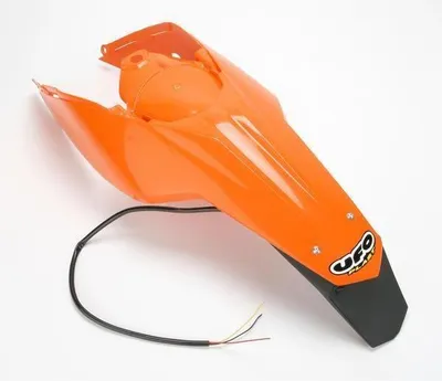 Produktbild von Heckflügel Für Ktm Sx/Sxf '11-'13 Mit Lampe Orange ( Enduro Mit Led Lampe )