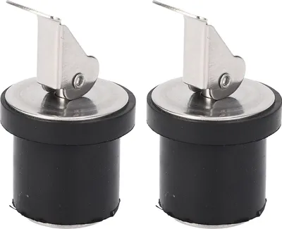 Produktbild von 2 Stück 19 mm Kompressions-Ablassstopfen Edelstahl Gummidichtung Messing Schraubentyp Boot für Marine Yacht