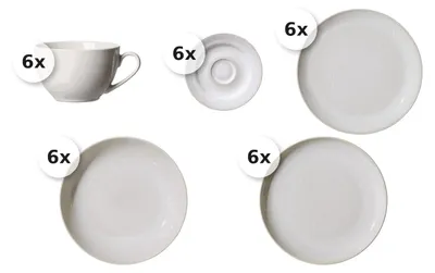 Produktbild von Kaffee- & Tafelservice 30 tlg. Laredo