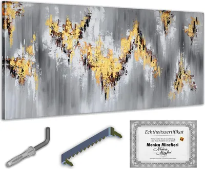 Immagine prodotto di Monica Mirafiori I 100% dipinto a mano I Pittura Glamur 140x70cm | Pittura dipinta a mano | Pittura acrilica | Pittura acrilica molto grande I Arte moderna I Quadri d'arte