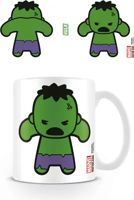 Produktbild von Marvel - Lizenz Tassen - Kawaii - Hulk