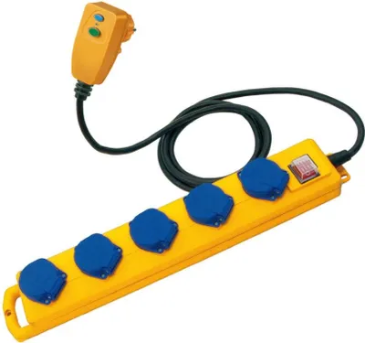 Image de Multiprise 5x H07RN-F3G1,5 5m Super-Solid SL 554 DE FI , 1159900805