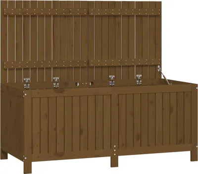 Obrázek produktu pro vidaXL Zahradní truhla Honey Brown 147x68x64 cm Borovicový masiv